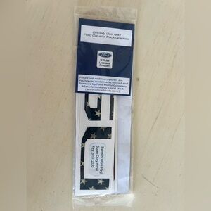 Ford F150 logo decal flag pattern